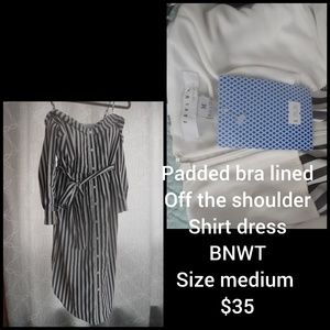 Brand new with Tag off shoulder dress